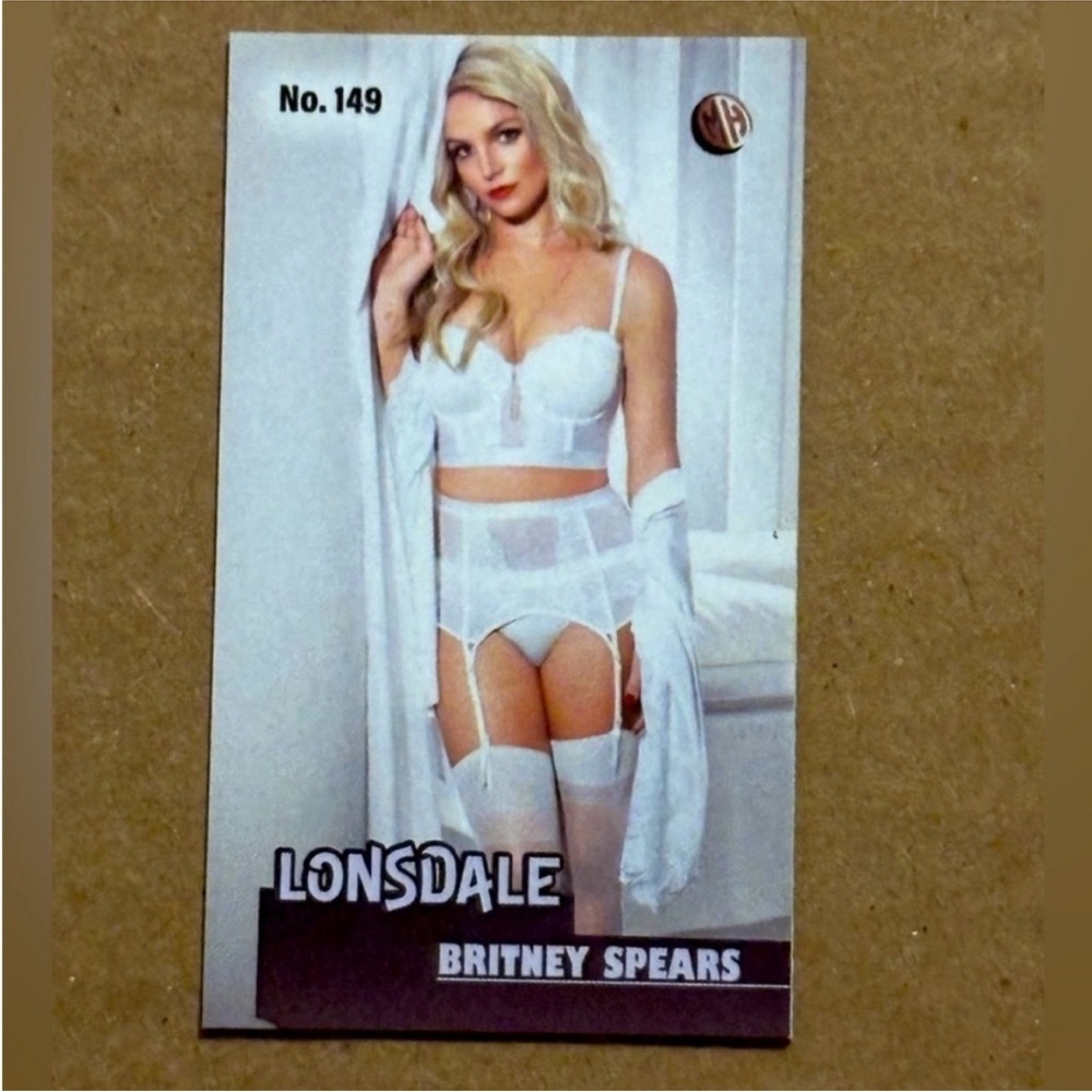 Britney Spears Singer Music Rare Celebrity Mini Card ONLY 3 Made